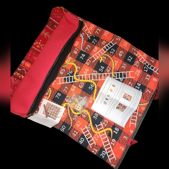 Travel Roll-Up Game Snakes & Ladders By Earthbound Trading - Picture 1 of 8